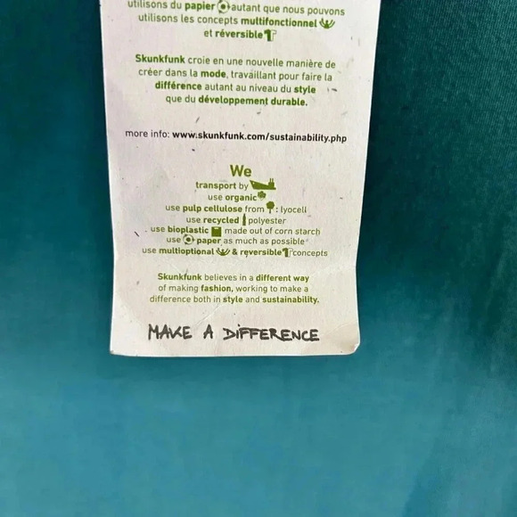 2/$30 Skunkfunk Anixe Size 4 Dress Long Sleeve Black Green Grunge Punk - Picture 4 of 16